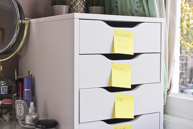 Organize my drawer unit with me! I swear the IKEA Alex drawer has